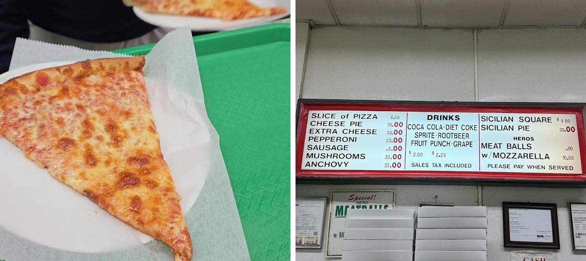 Margherita Pizza Menu